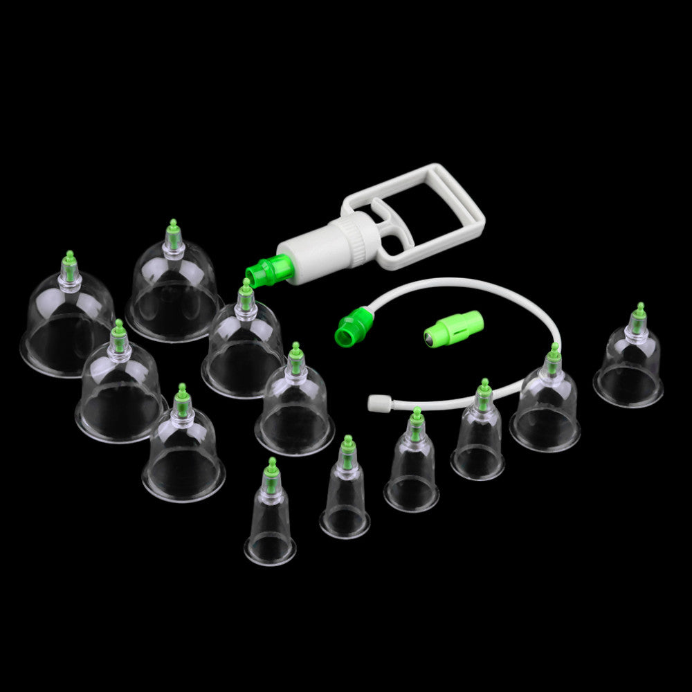 Cupping Therapy Set with Suction Tools (12-Piece)